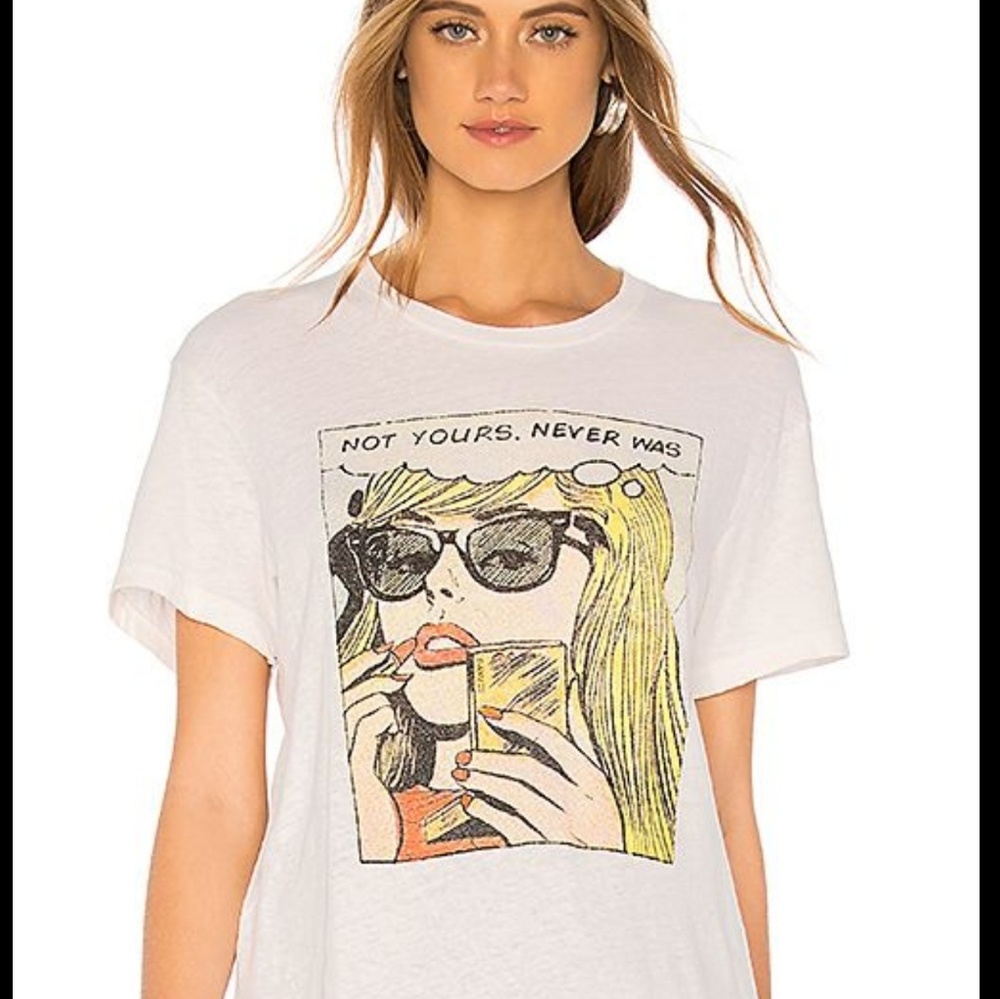 ISO** Re/Done Not Yours Tee